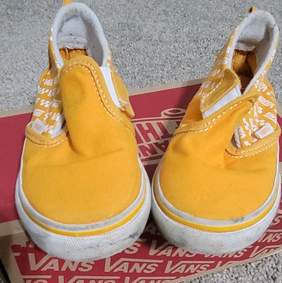Vans Classic Slip Yellow/White Unisex - Picture 3 of 5